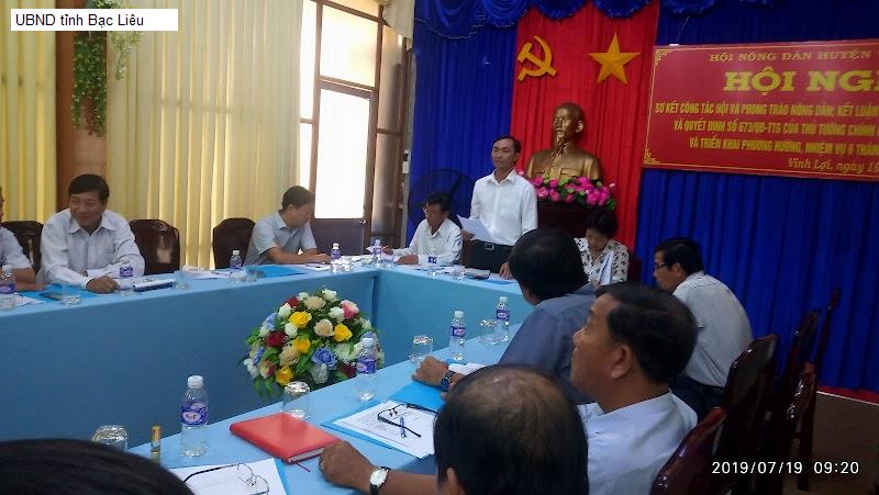 UBND tỉnh Bạc Liêu