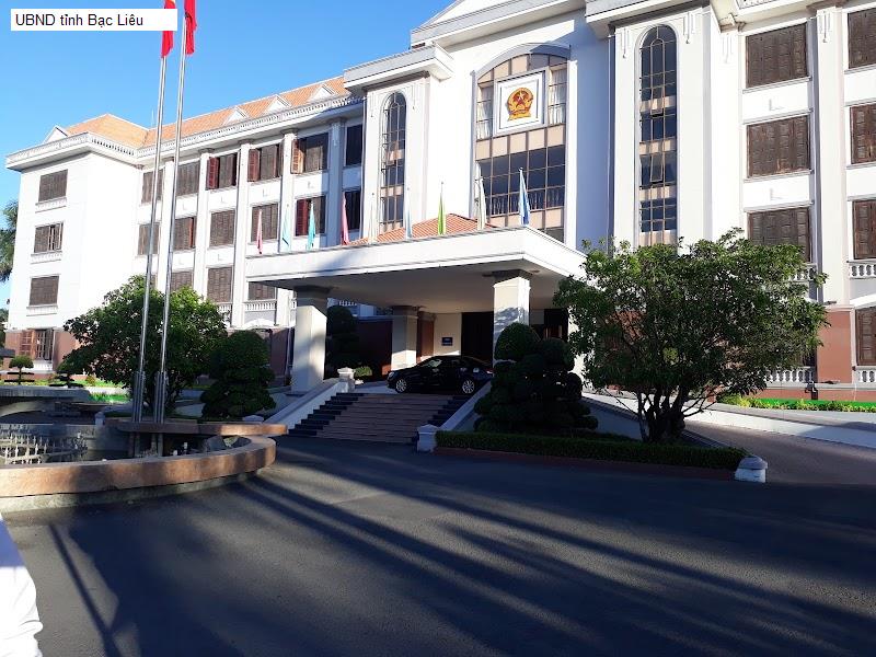 UBND tỉnh Bạc Liêu