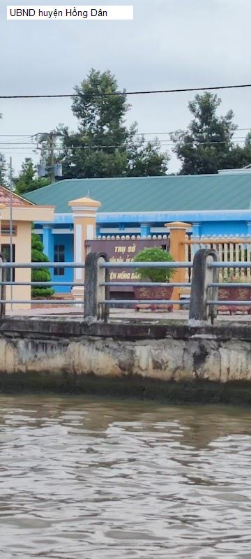 UBND huyện Hồng Dân
