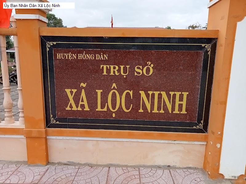 Ủy Ban Nhân Dân Xã Lộc Ninh