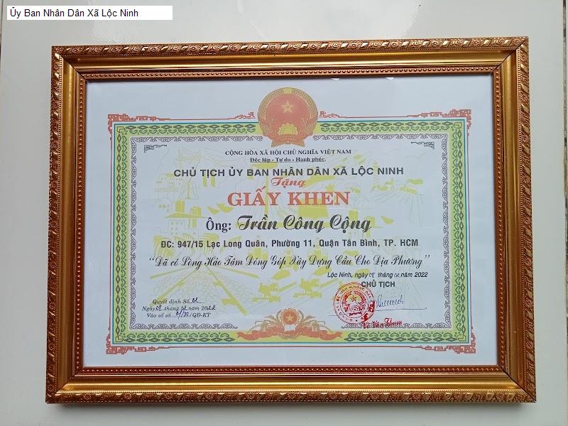 Ủy Ban Nhân Dân Xã Lộc Ninh