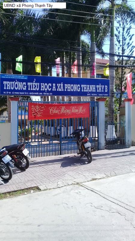 UBND xã Phong Thạnh Tây