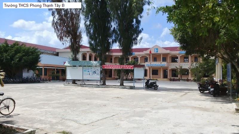 Trường THCS Phong Thạnh Tây B