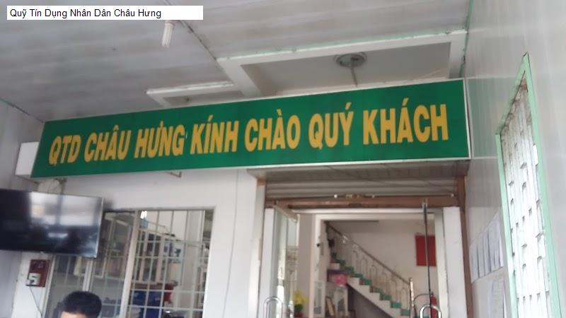 Quỹ Tín Dụng Nhân Dân Châu Hưng