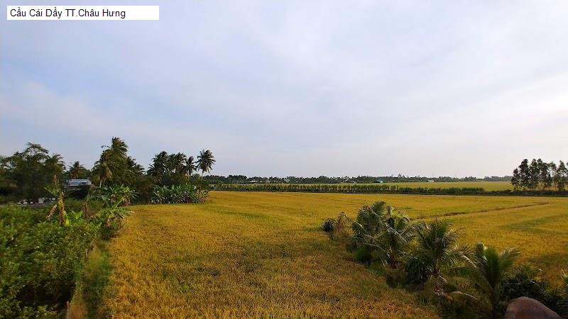Cầu Cái Dầy TT.Châu Hưng