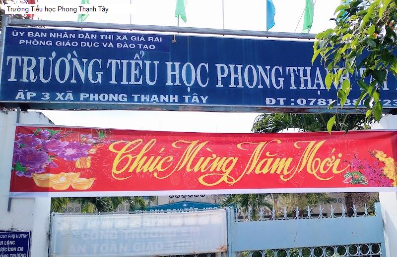 Trường Tiểu học Phong Thạnh Tây