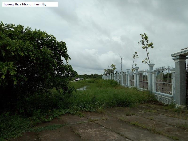 Trường Thcs Phong Thạnh Tây