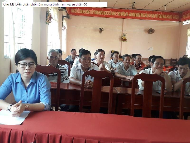 Chợ Mỹ Điền phân phối tôm mona bình minh và sú chân đỏ