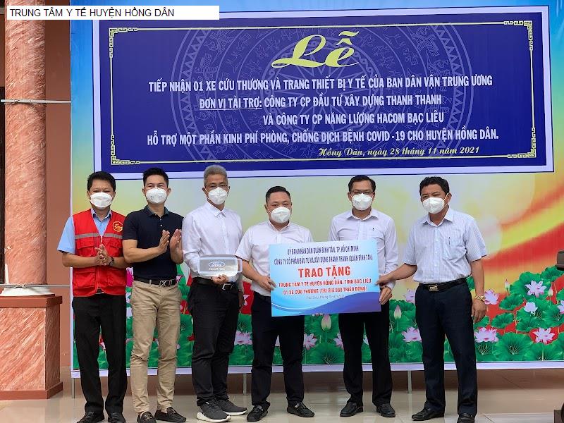 TRUNG TÂM Y TẾ HUYỆN HỒNG DÂN